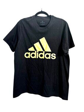 Adidas Black & Gold Amplifier Tee Size L